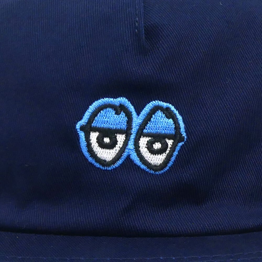 KROOKED CAP クルキッド キャップ EYES SNAPBACK NAVY/BLUE スケートボード スケボー 4