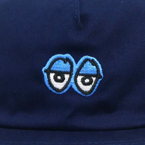 KROOKED CAP クルキッド キャップ EYES SNAPBACK NAVY/BLUE スケートボード スケボー 4