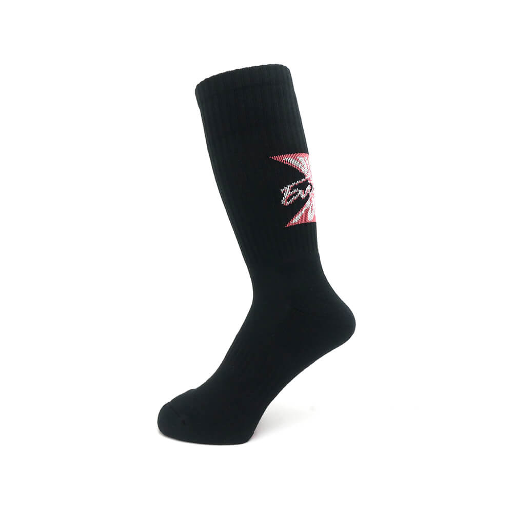 EVISEN SOCKS エビセン ソックス 靴下 MIND FUCK BLACK スケートボード スケボー 1
