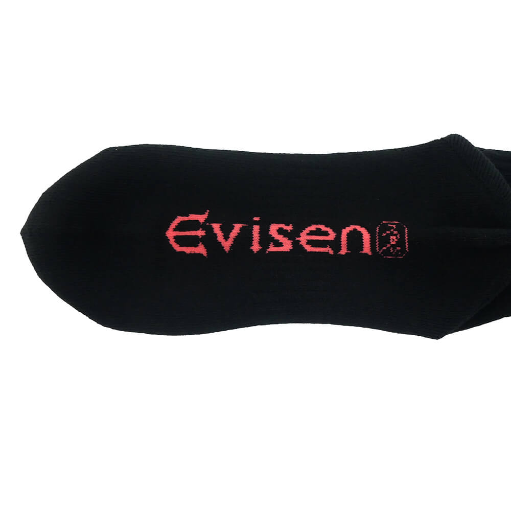 EVISEN SOCKS エビセン ソックス 靴下 MIND FUCK BLACK スケートボード スケボー 5