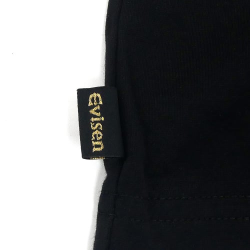EVISEN T-SHIRT エビセン Tシャツ JULIEN E LOGO TECH BLACK スケートボード スケボー 2