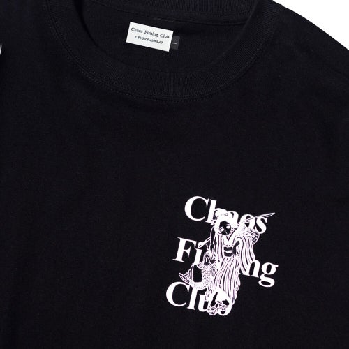 CHAOS FISHING CLUB LONG SLEEVE カオスフィッシングクラブ ロングスリーブTシャツ THE ORIGINAL FISHING GIRL BLACK スケートボード スケボー 2