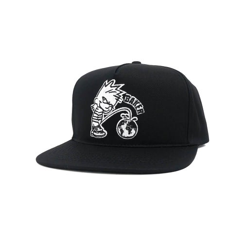 BAKER CAP ベイカー キャップ WHIZZ KID SNAPBACK BLACK スケートボード スケボー 