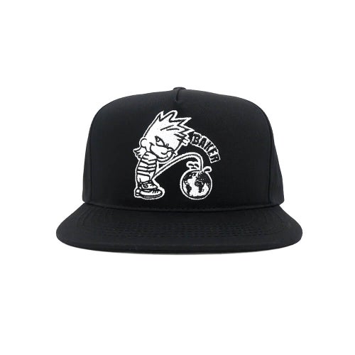 BAKER CAP ベイカー キャップ WHIZZ KID SNAPBACK BLACK スケートボード スケボー 1