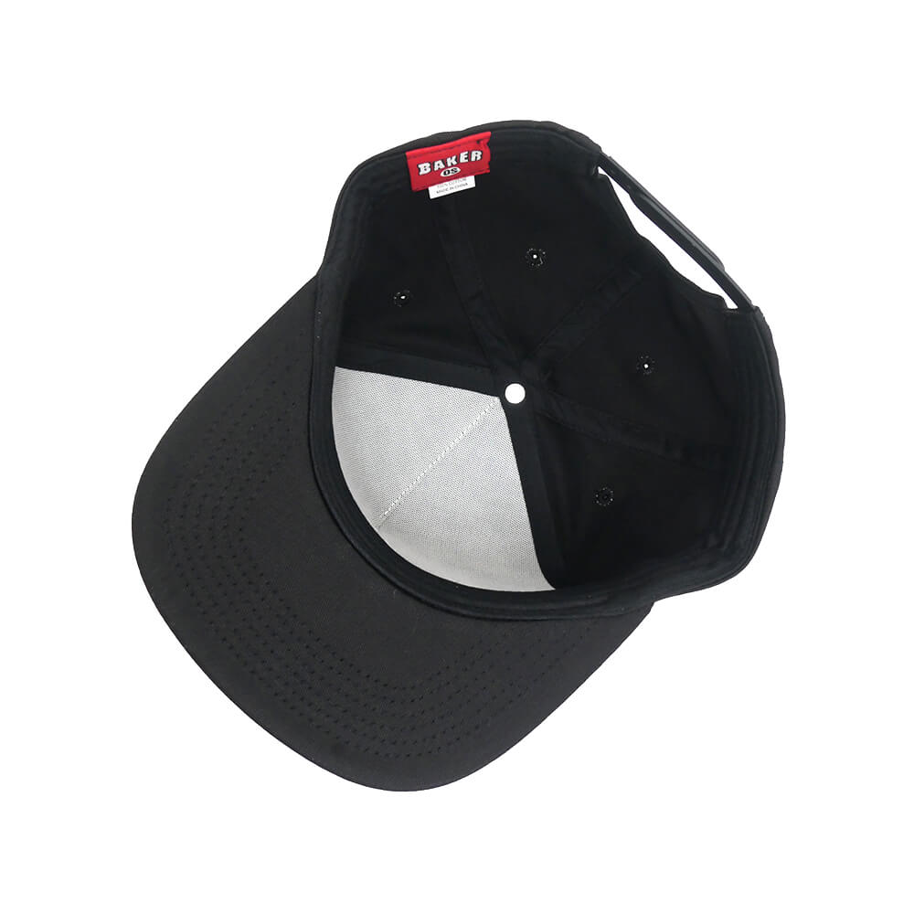 BAKER CAP ベイカー キャップ WHIZZ KID SNAPBACK BLACK スケートボード スケボー 3