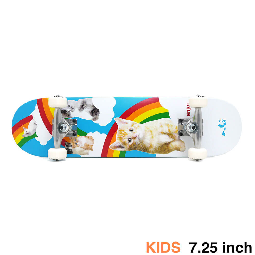 防水ケース付き ENJOI エンジョイ コンプリートセット スケートボード完成品（子供用） KITTEN DREAMS 7.25 スケートボード スケボー　1