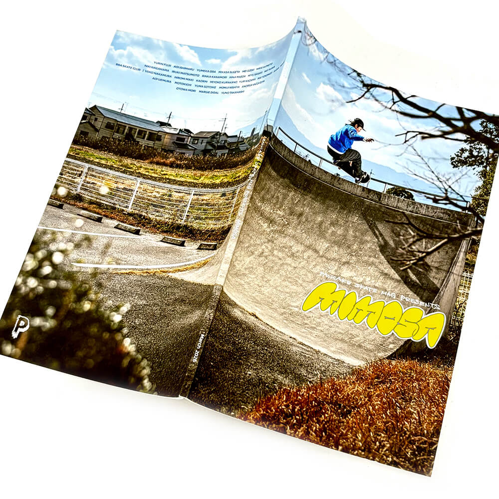 ANCAKE 雑誌 MIMOSA MARCH 2026 スケートボード スケボー 02