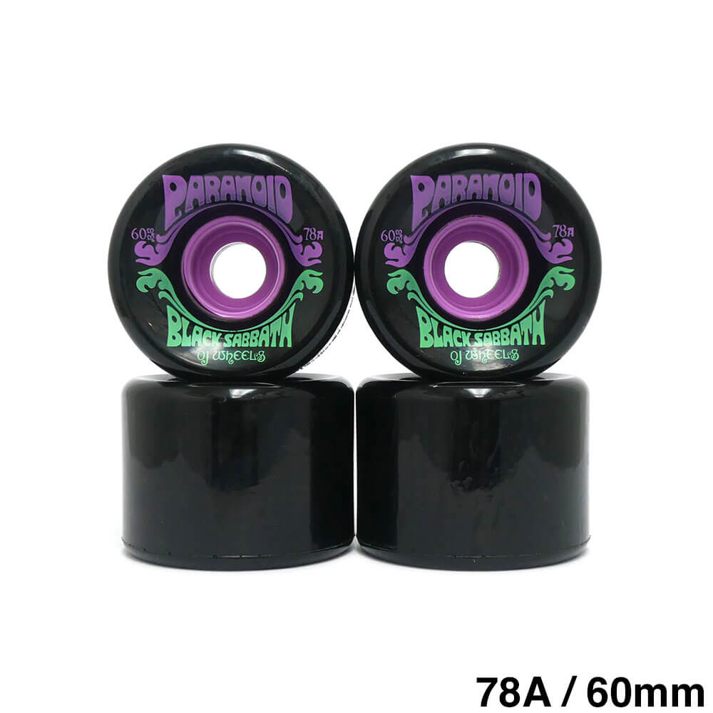OJ WHEEL オージェー ソフトウィール（クルーザー）SUPER JUICE（78A）BLACK SABBATH PARANOID 黒 60mm スケートボード スケボー 1