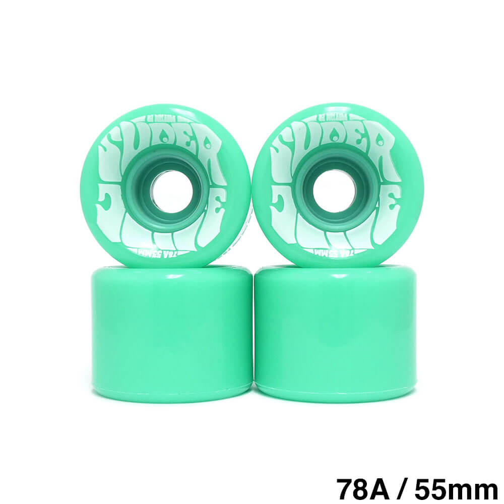 OJ WHEEL オージェー ソフトウィール（クルーザー）MINI SUPER JUICE（78A）アクア 55mm スケートボード スケボー 1