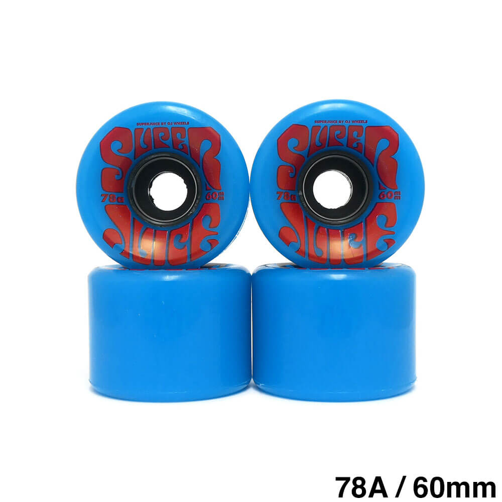 OJ WHEEL オージェー ソフトウィール（クルーザー）SUPER JUICE（78A）BLUES 青 60mm スケートボード スケボー 1
