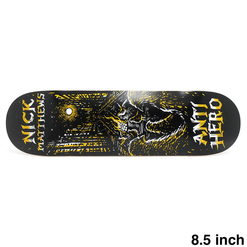 ANTIHERO DECK アンチヒーロー デッキ NICK MATTHEWS FIRESIDE 8.5 スケートボード スケボー 1