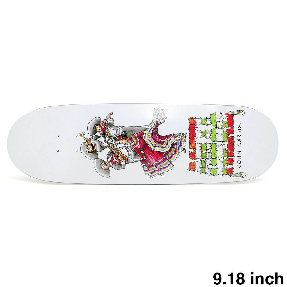 ANTIHERO DECK アンチヒーロー デッキ JOHN CARDIEL LIBERTAD 9.18 HUFFER SHAPE スケートボード スケボー 1