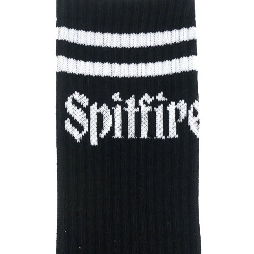 SPITFIRE SOCKS スピットファイヤー ソックス 靴下 MOLOTOV SCRIPT BLACK/WHITE スケートボード スケボー 4