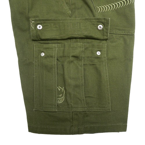 SPITFIRE SHORTS スピットファイヤー ショーツ CLASSIC 87 CARGO OLIVE スケートボード スケボー 5