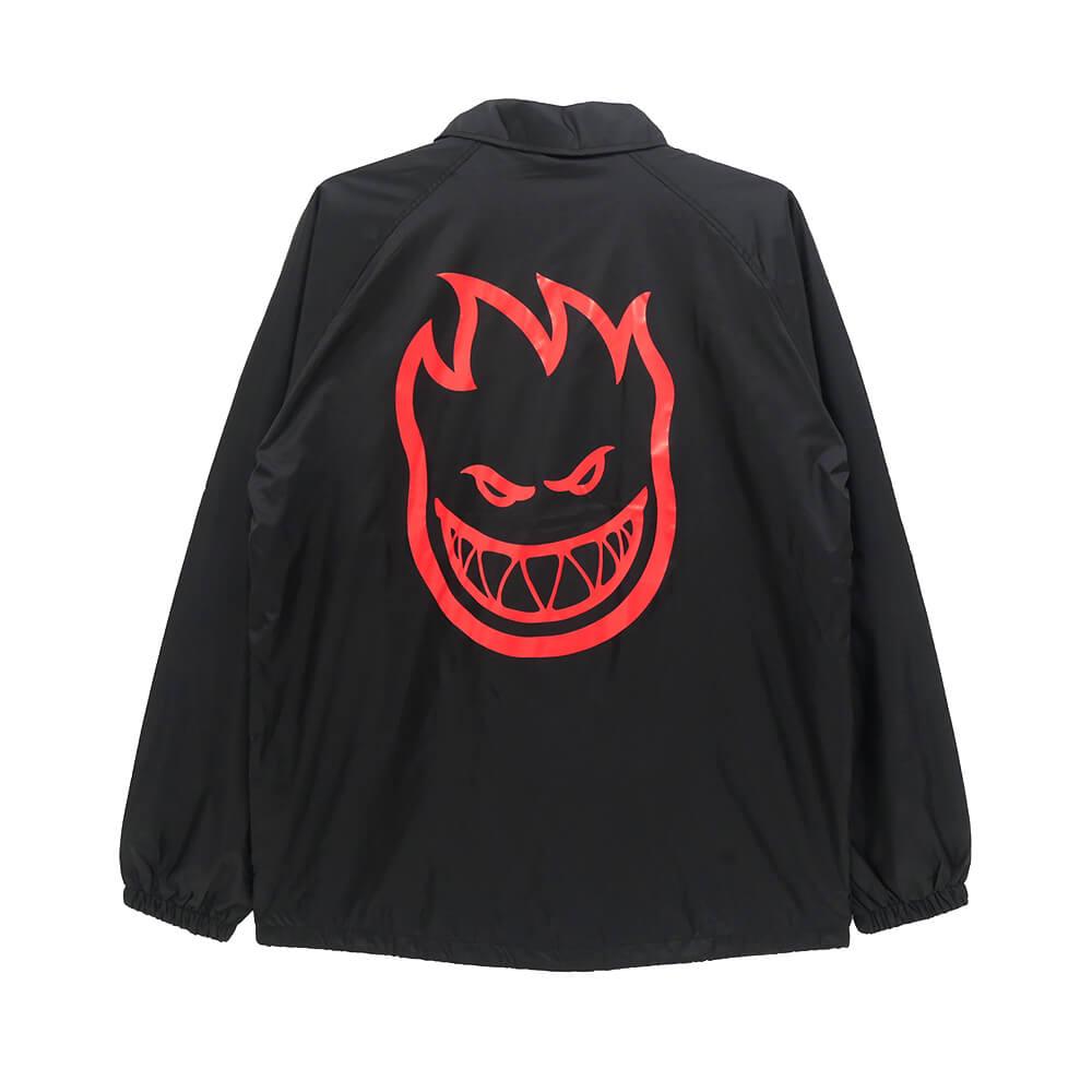 SPITFIRE JACKET スピットファイヤー ジャケット BIGHEAD FILL DOUBLE COACHES BLACK スケートボード スケボー 