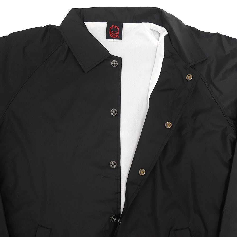 SPITFIRE JACKET スピットファイヤー ジャケット BIGHEAD FILL DOUBLE COACHES BLACK スケートボード スケボー 3