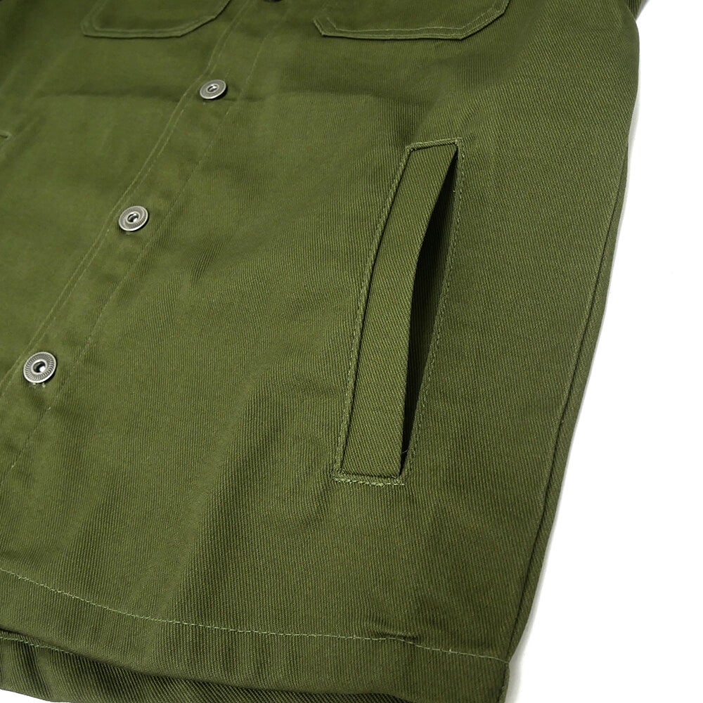 SPITFIRE JACKET スピットファイヤー ジャケット CLASSIC 87 SWIRL SHIRT OLIVE スケートボード スケボー 3