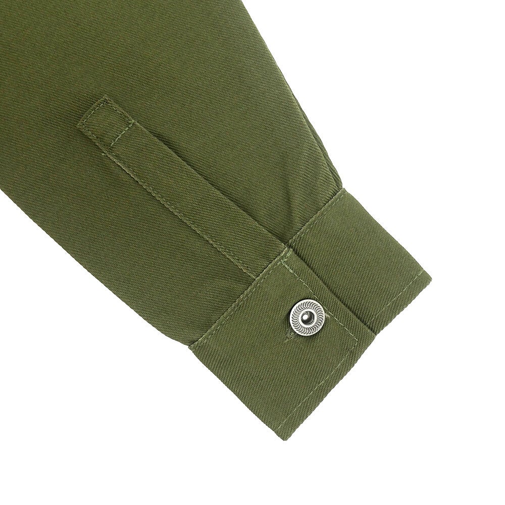 SPITFIRE JACKET スピットファイヤー ジャケット CLASSIC 87 SWIRL SHIRT OLIVE スケートボード スケボー 4