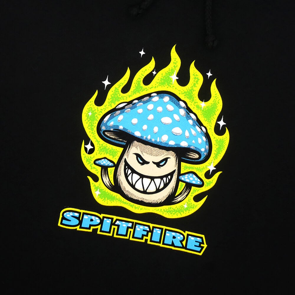 SPITFIRE HOOD スピットファイヤー パーカー MUSHROOM BIGHEAD BLACK スケートボード スケボー 1