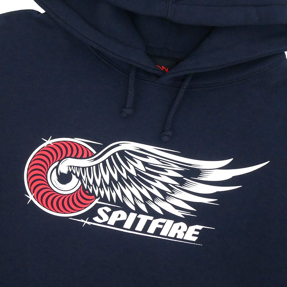 SPITFIRE HOOD スピットファイヤー パーカー CLASSIC WING NAVY スケートボード スケボー 1