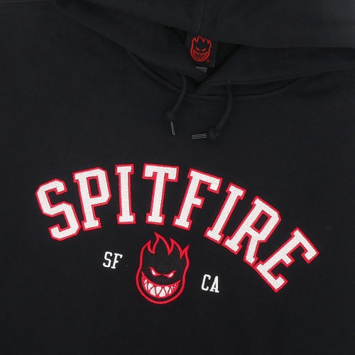 SPITFIRE HOOD スピットファイヤー パーカー TEAM BIGHEAD EMB BLACK スケートボード スケボー 1