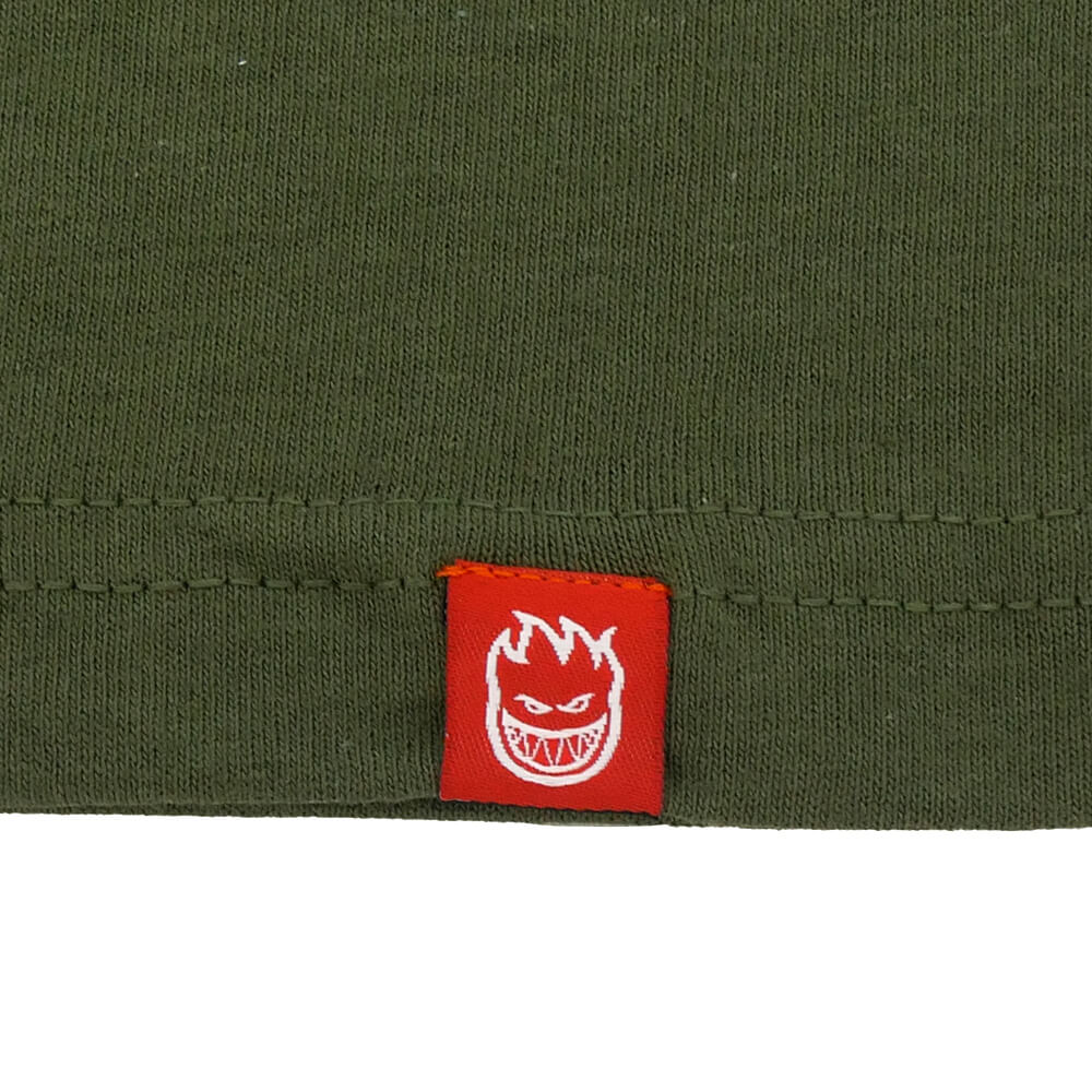 SPITFIRE T-SHIRT スピットファイヤー Tシャツ MOLOTOV ANGEL MILITARY GREEN スケートボード スケボー 3