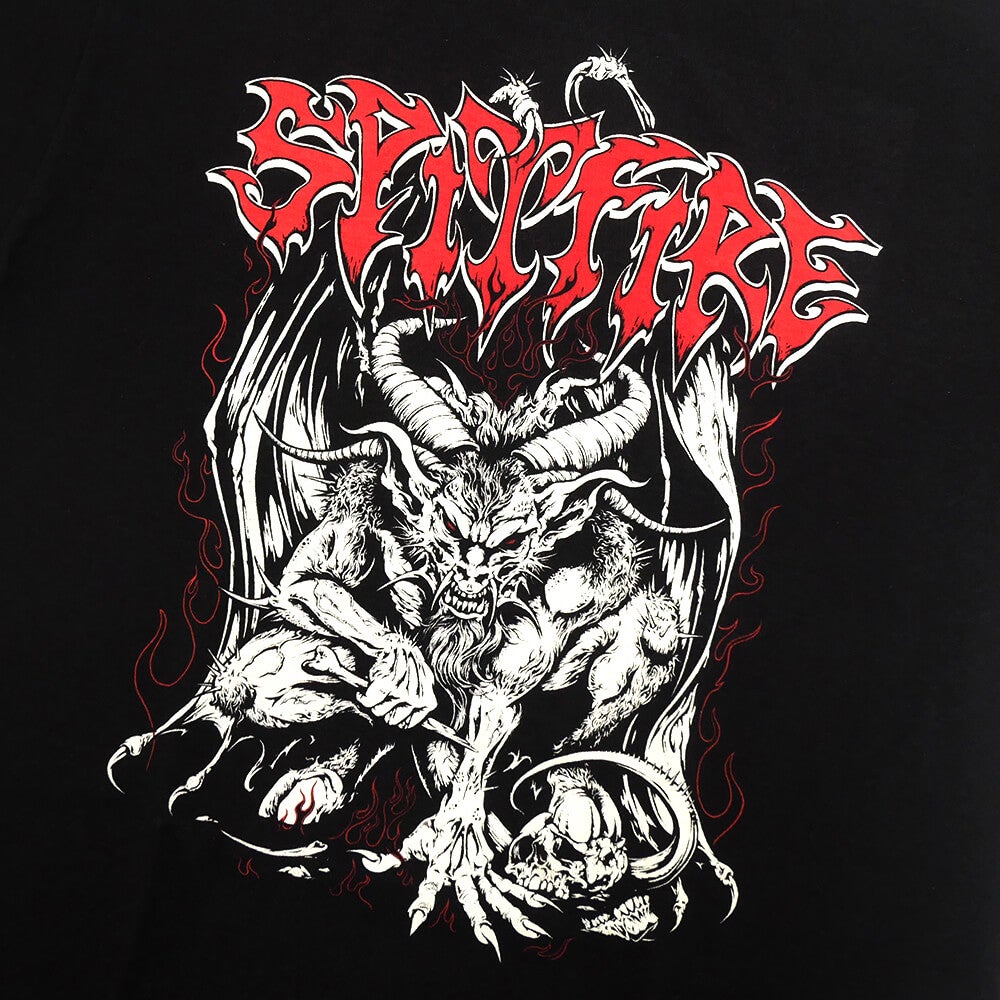 SPITFIRE T-SHIRT スピットファイヤー Tシャツ DEMON BLACK スケートボード スケボー 1