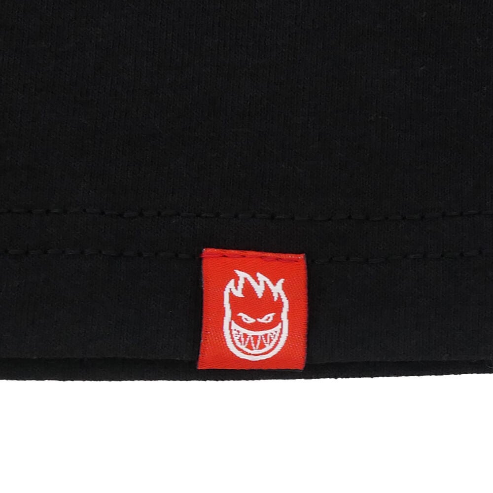 SPITFIRE T-SHIRT スピットファイヤー Tシャツ BASIC PENTAGRAM DRIP BLACK スケートボード スケボー 2