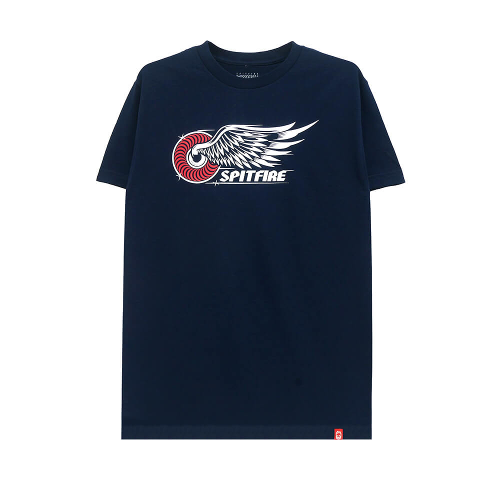 SPITFIRE T-SHIRT スピットファイヤー Tシャツ CLASSIC WING NAVY スケートボード スケボー 