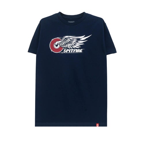 SPITFIRE T-SHIRT スピットファイヤー Tシャツ CLASSIC WING NAVY スケートボード スケボー 
