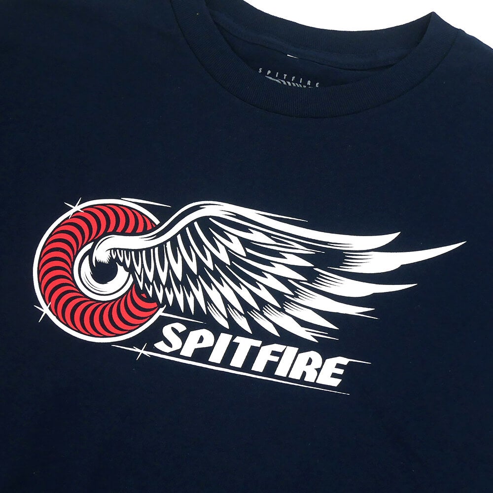 SPITFIRE T-SHIRT スピットファイヤー Tシャツ CLASSIC WING NAVY スケートボード スケボー 1