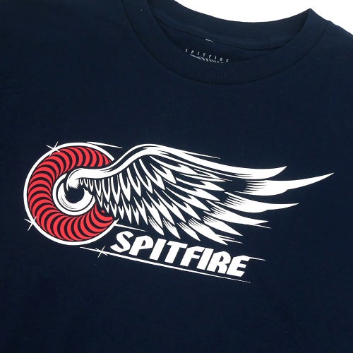 SPITFIRE T-SHIRT スピットファイヤー Tシャツ CLASSIC WING NAVY スケートボード スケボー 1
