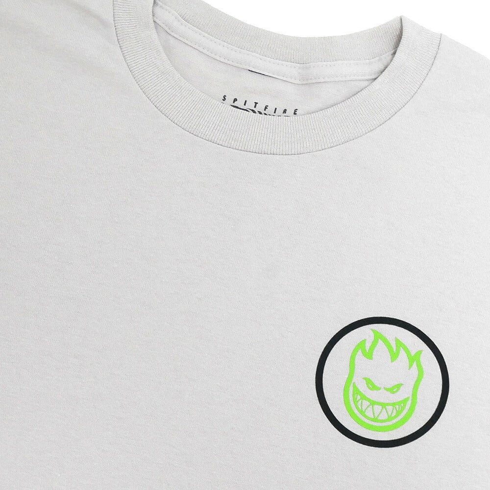 SPITFIRE T-SHIRT スピットファイヤー Tシャツ CLASSIC SWIRL OVERLEY ICE GREY スケートボード スケボー 2