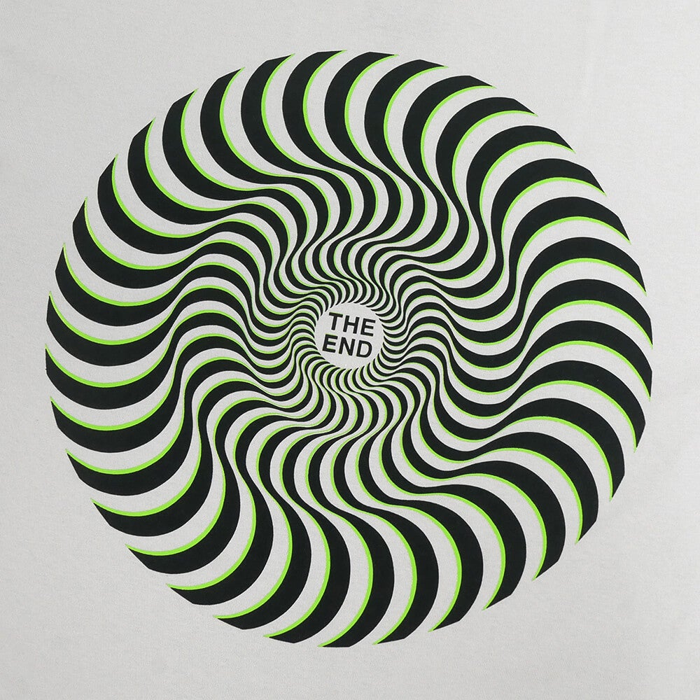 SPITFIRE T-SHIRT スピットファイヤー Tシャツ CLASSIC SWIRL OVERLEY ICE GREY スケートボード スケボー 3