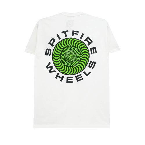 SPITFIRE T-SHIRT スピットファイヤー Tシャツ CLASSIC 87 SWIRL FILL POCKET WHTE/GREEN スケートボード スケボー 4