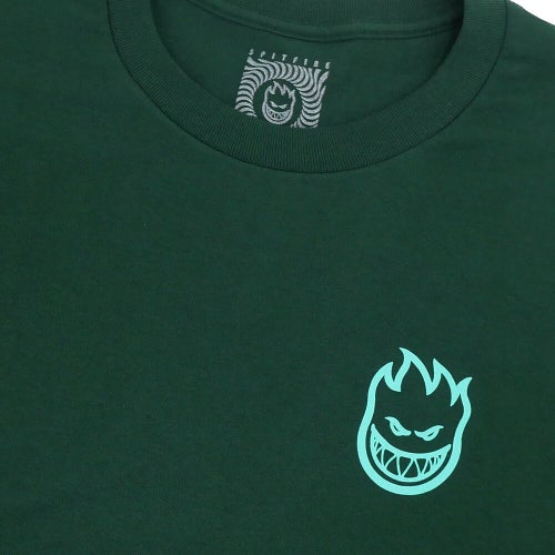 SPITFIRE T-SHIRT スピットファイヤー Tシャツ FLORAL CLASSIC FOREST GREEN スケートボード スケボー 2