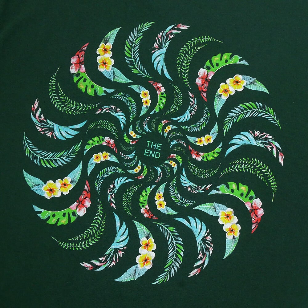SPITFIRE T-SHIRT スピットファイヤー Tシャツ FLORAL CLASSIC FOREST GREEN スケートボード スケボー 3