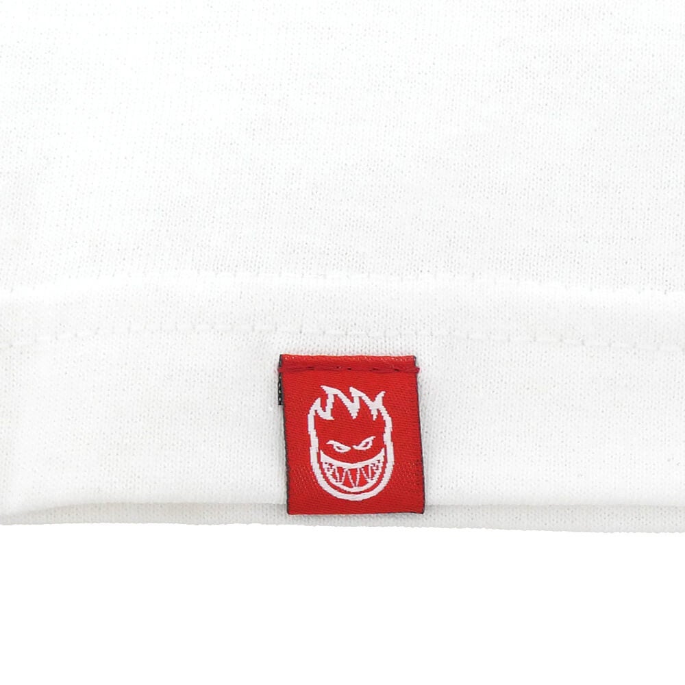 SPITFIRE T-SHIRT スピットファイヤー Tシャツ CLASSIC 87 SWIRL FILL WHTE/RED スケートボード スケボー 4