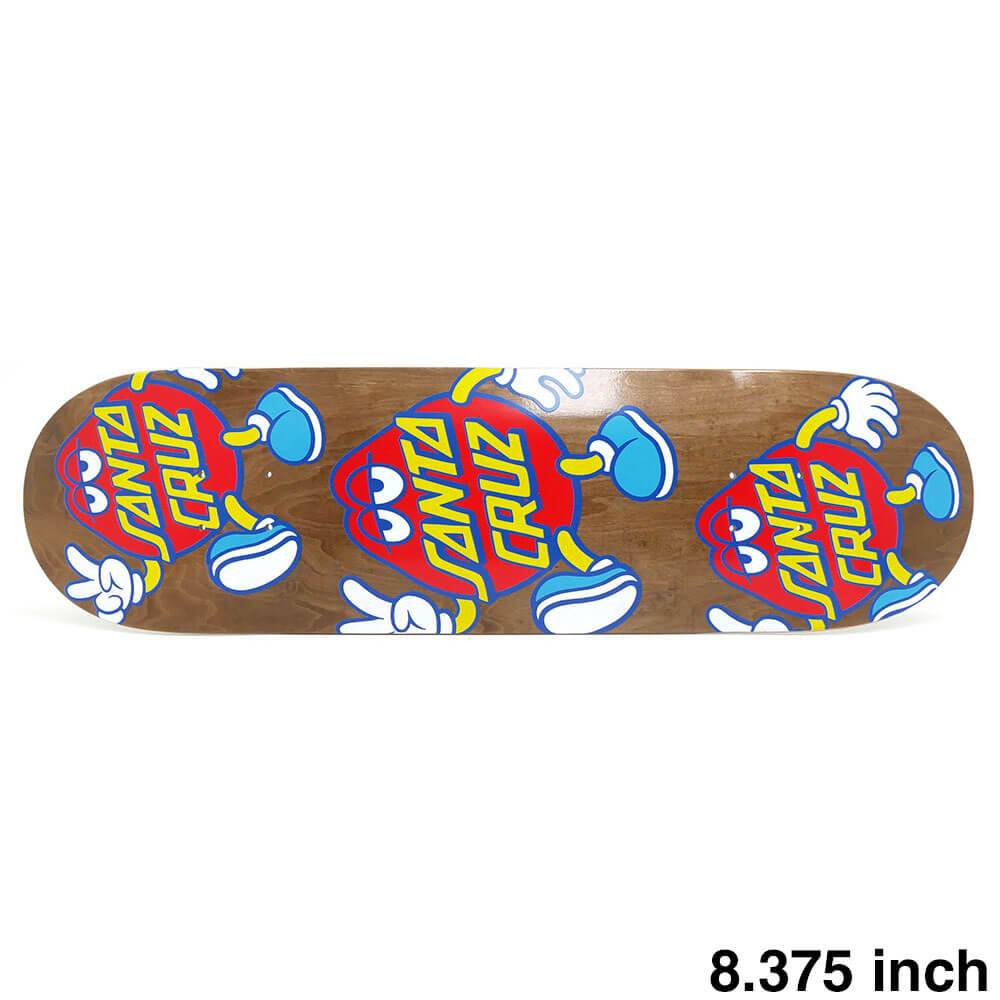 SANTA CRUZ DECK サンタクルーズ デッキ TEAM CLASSIC DOT BROWN STAIN