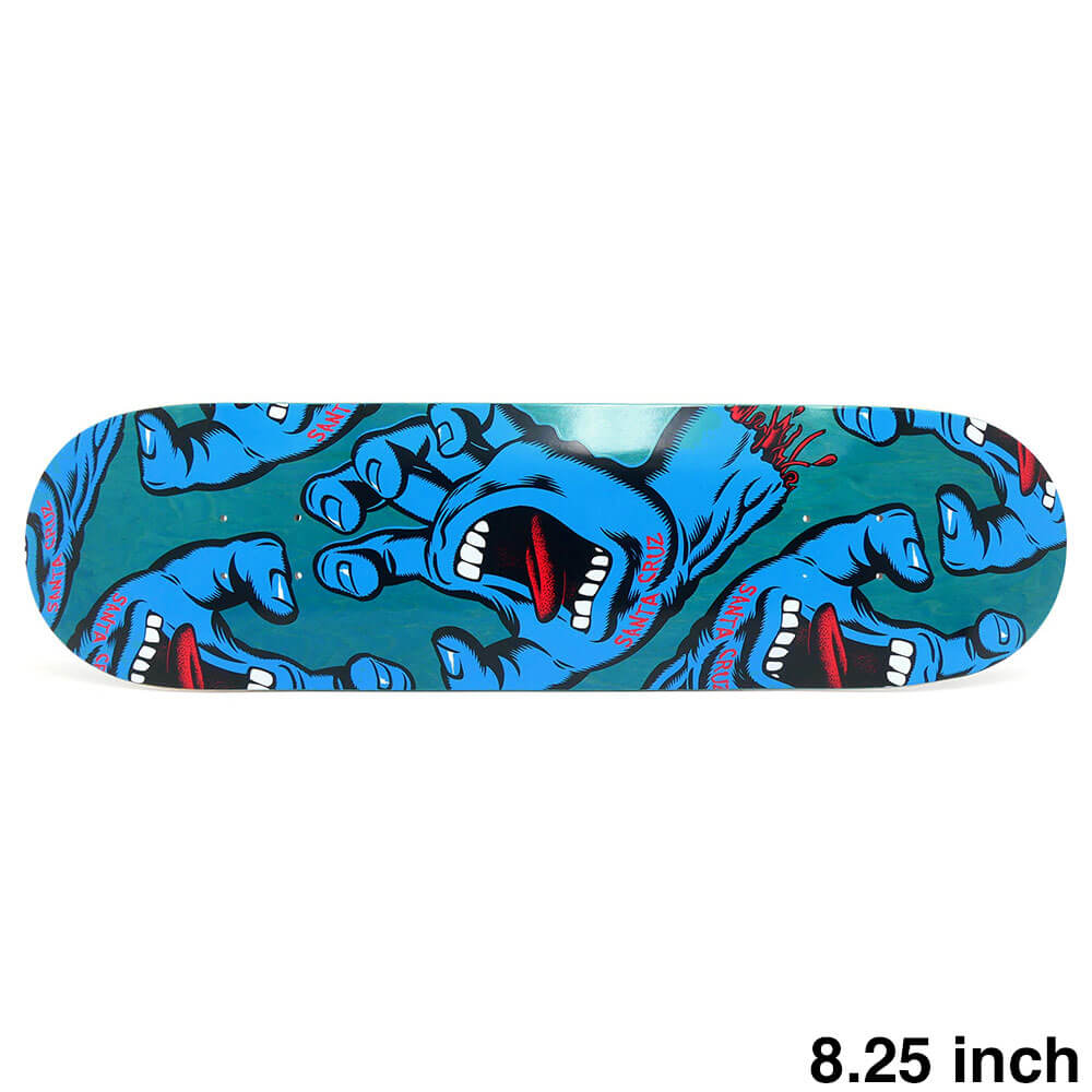 SANTA CRUZ DECK サンタクルーズ デッキ TEAM CROWDED HAND 8.25 スケートボード スケボー 1