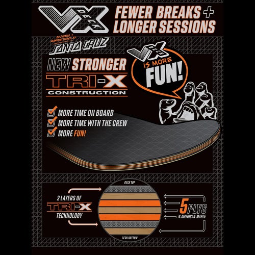 SANTA CRUZ DECK サンタクルーズ デッキ NATAS KAUPAS SHATTERED PANTHER VX 9.0 スケートボード スケボー 5