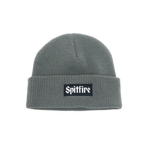 SPITFIRE KNITCAP スピットファイヤー ニットキャップ MOLOTOV SCRIPT CUFF BEANIE CHARCOAL スケートボード スケボー 