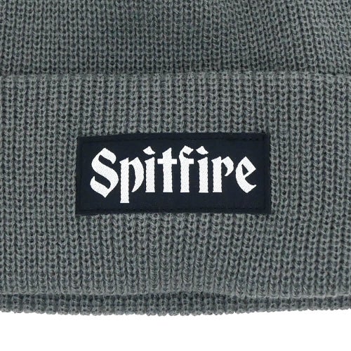 SPITFIRE KNITCAP スピットファイヤー ニットキャップ MOLOTOV SCRIPT CUFF BEANIE CHARCOAL スケートボード スケボー 2