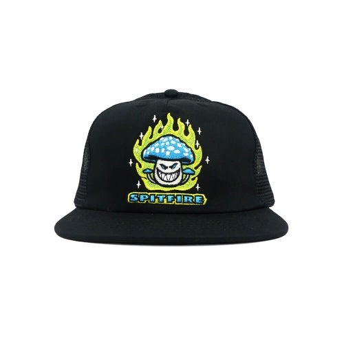 SPITFIRE MESHCAP スピットファイヤー メッシュキャップ MUSHROOM BIGHEAD TRUCKER SNAPBACK BLACK スケートボード スケボー 1