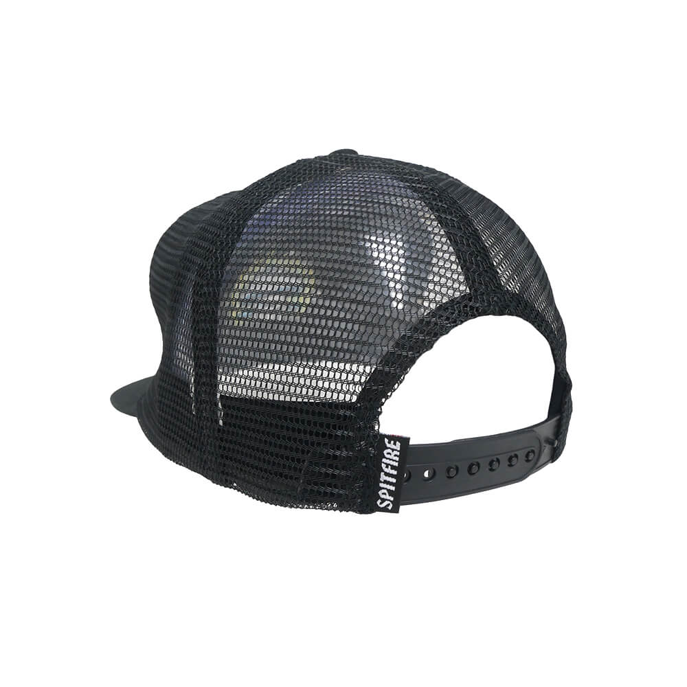 SPITFIRE MESHCAP スピットファイヤー メッシュキャップ MUSHROOM BIGHEAD TRUCKER SNAPBACK BLACK スケートボード スケボー 2