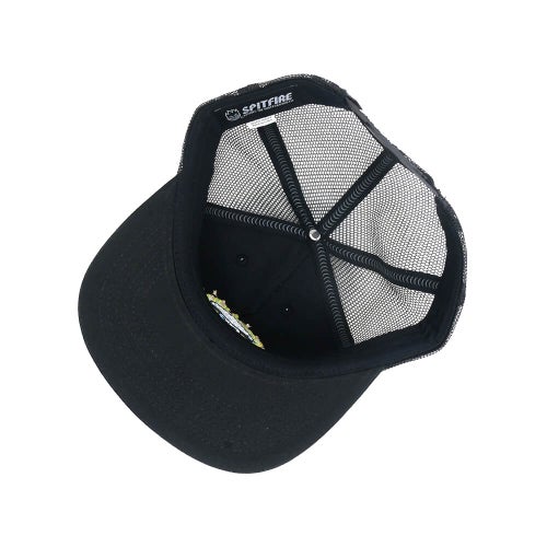 SPITFIRE MESHCAP スピットファイヤー メッシュキャップ MUSHROOM BIGHEAD TRUCKER SNAPBACK BLACK スケートボード スケボー 3