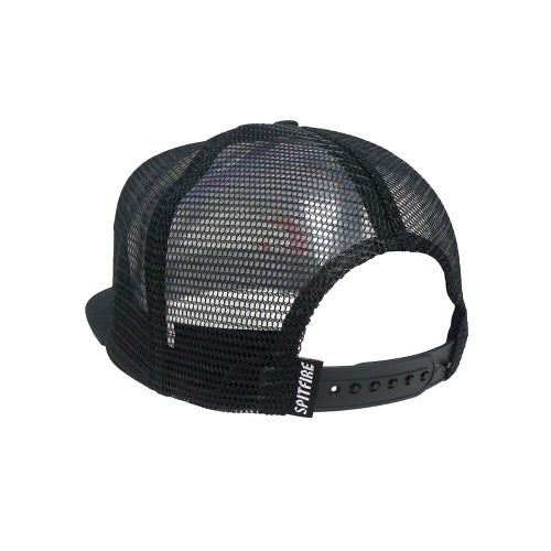 SPITFIRE MESHCAP スピットファイヤー メッシュキャップ CLASSIC WING TRUCKER SNAPBACK BLACK スケートボード スケボー 2
