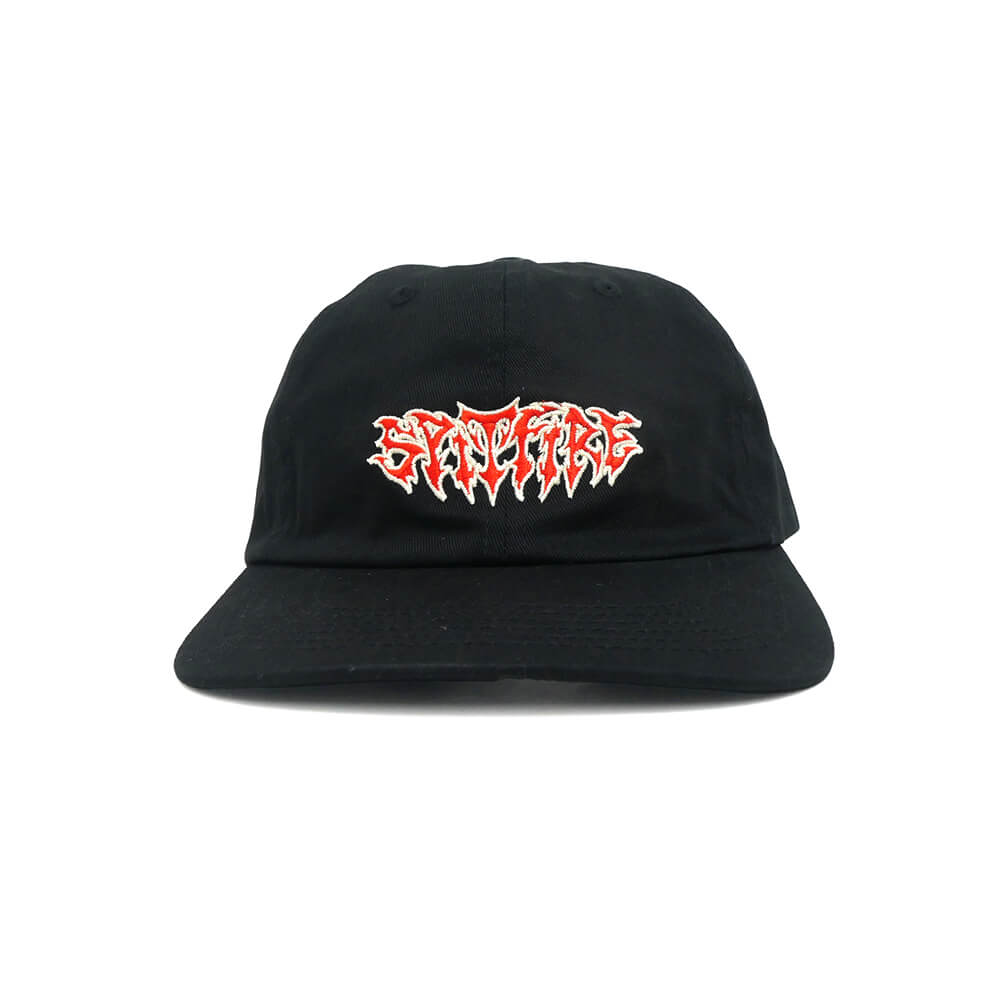 SPITFIRE CAP スピットファイヤー キャップ LIL DEMON SCRIPT STRAPBACK BLACK スケートボード スケボー 1