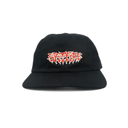SPITFIRE CAP スピットファイヤー キャップ LIL DEMON SCRIPT STRAPBACK BLACK スケートボード スケボー 1