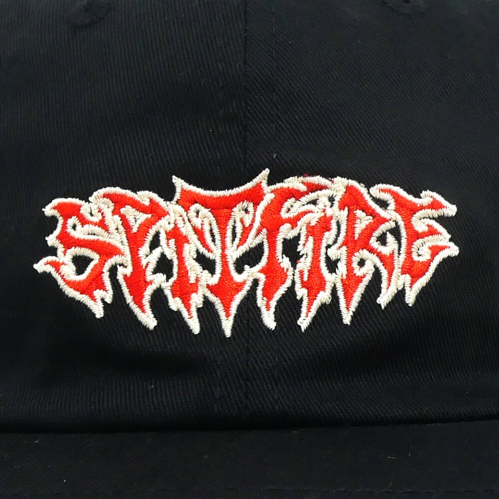 SPITFIRE CAP スピットファイヤー キャップ LIL DEMON SCRIPT STRAPBACK BLACK スケートボード スケボー 4